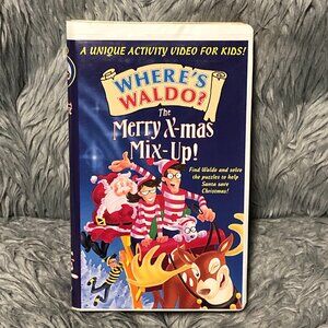 Where’s Waldo? The Merry X-Mas Mix Up VHS Tape 1992